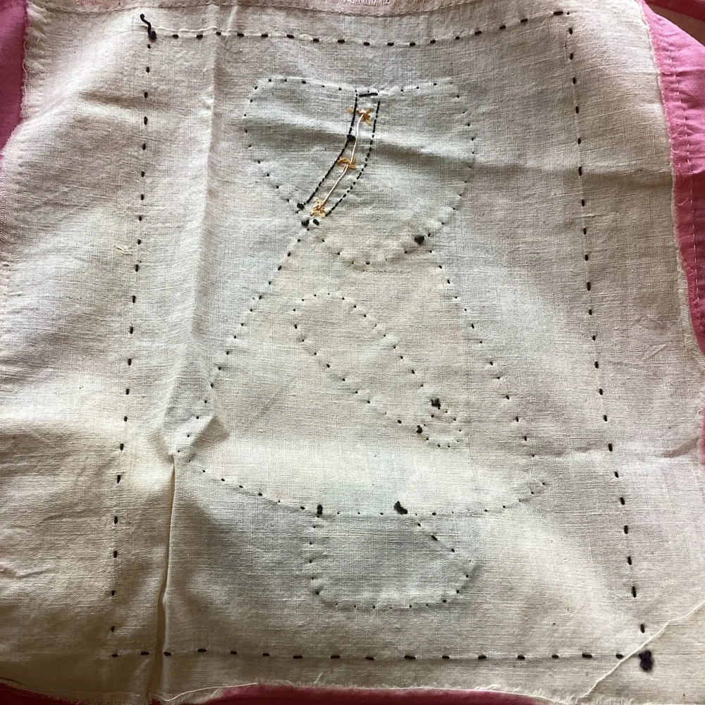 Vintage Sunbonnet Sue Quilt Top 72”x88”